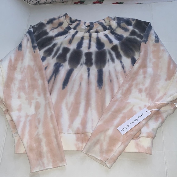 Young Fabulous and Broke | Tie Dye Comfy Lounging Sweatshirt Size small - Picture 3 of 8